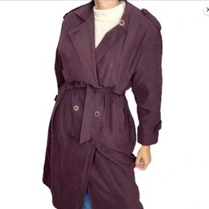 Vintage Luba Paris Trench Coat with Removable Lining